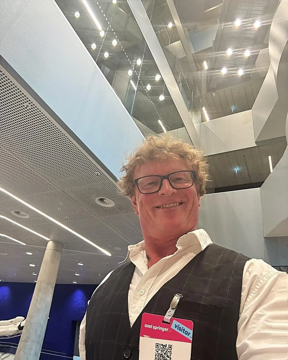 Markus Kurz im Axel-Springer-Gebäude