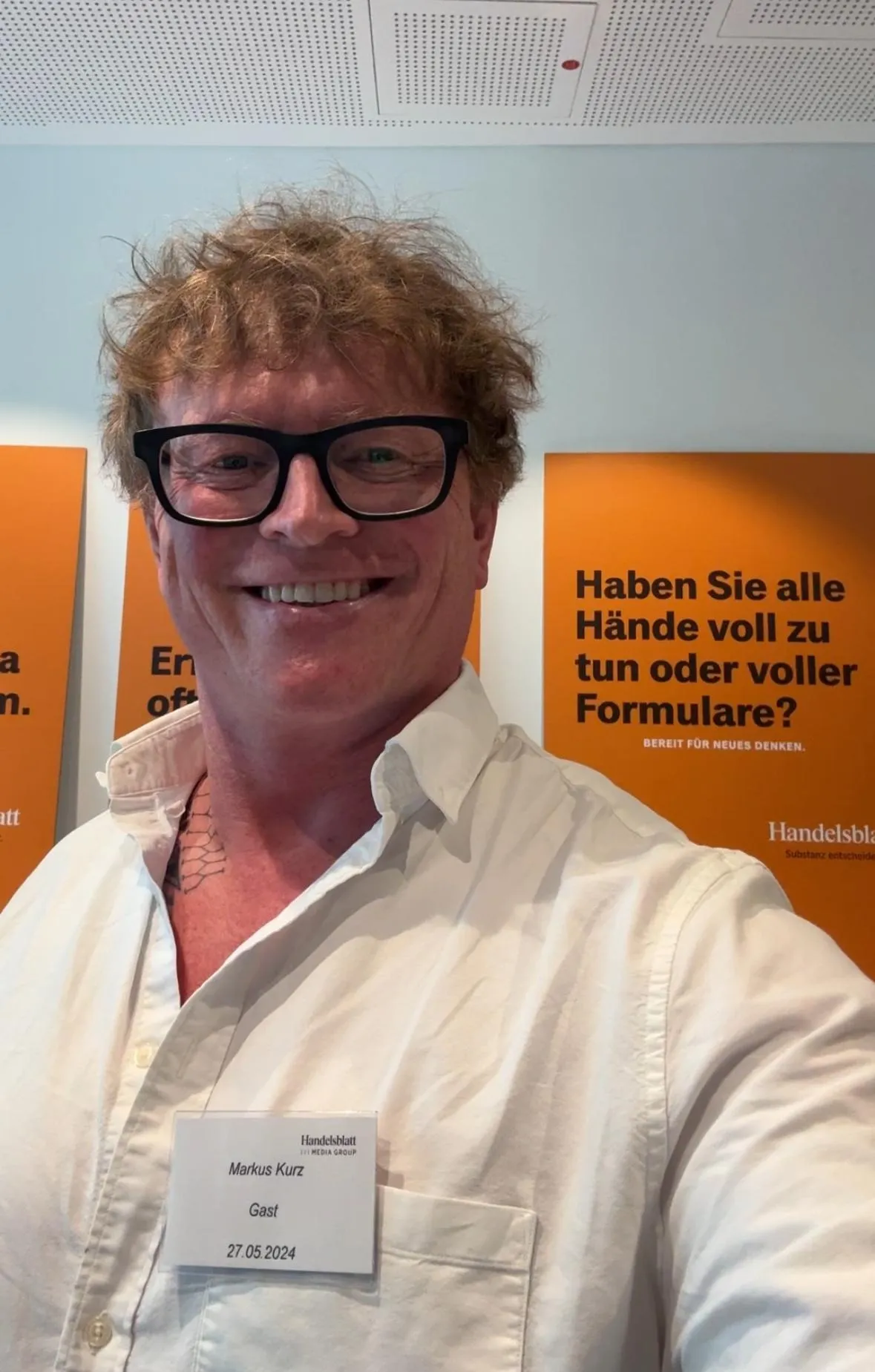 Markus Kurz beim Handelsblatt in Berlin